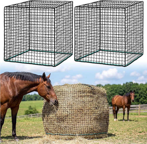 Pack 6x6ft horses hay net - 2,