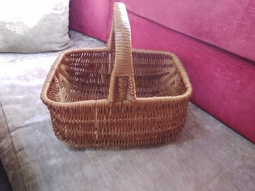 Vintage 1960 wicker cane - 1960's,