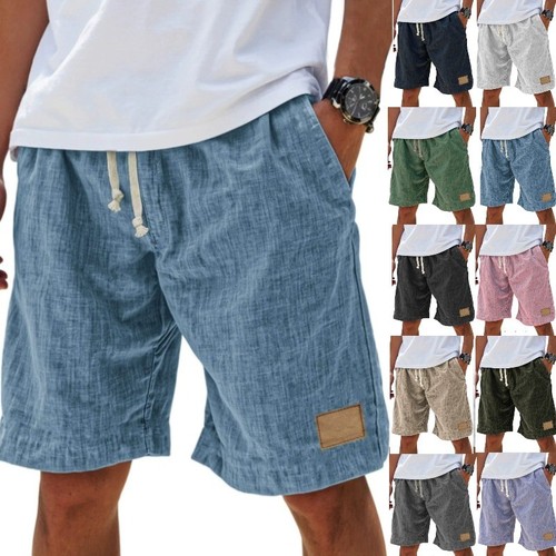 Mens cotton beach shorts - cotton,