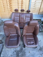 MERCEDES C-CLASS SEAT INTERIOR COMPLETE FRONT REAR AMG LEATHER W204 2011 - 2014