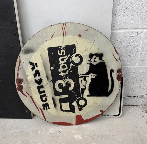 Banksy original road street - banksy,