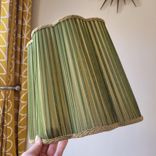 Vintage green pleated - vintage,