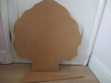 Unused MDF Flower Shaped Fire Screen to decorate for painting or decoupage etc
