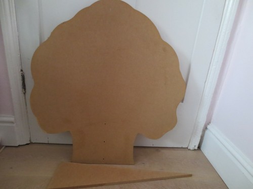 Unused mdf flower - unused, shaped