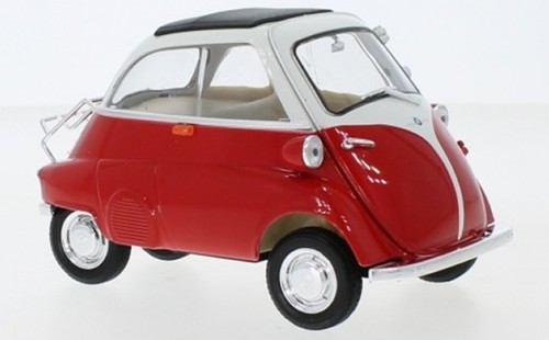 Bmw isetta red diecast - red, model