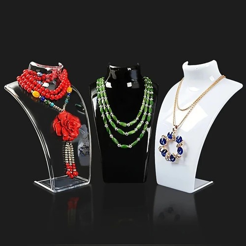 Acrylic jewelry necklace - acrylic,