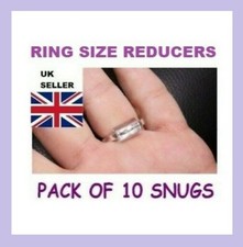 10 Ring Snugs Size Reducer Clip Guard Adjuster Wrong Size Fit Temporary Fix