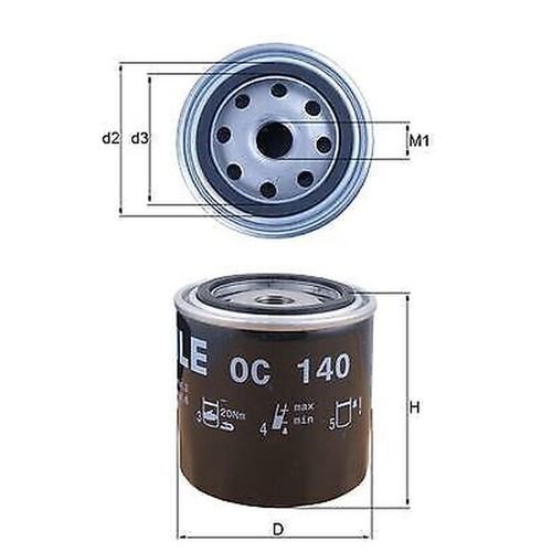 Knecht 140 oil filter for - knecht,