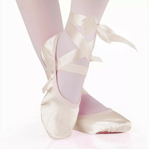 Satin ballet pointe - satin,