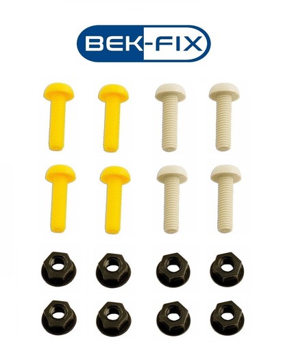 Plastic number plate screws - number,