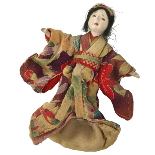 Antique japanese ningyo doll - ningyo,