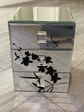 Mirrored Glass Storage Box