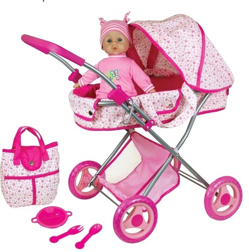 Lissi deluxe doll pram - doll,