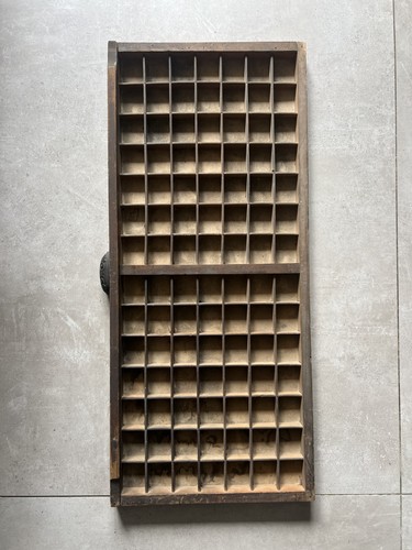 Vintage printer tray drawer - tray,