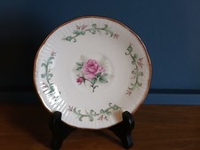 Vintage Elizabethan English Fine Bone China Saucer Pink Rose's Pattern Excellent
