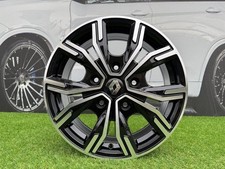 4X R16 Inch 5X130 Renault Traffic Style Black Polished Wheels: Fits For Master