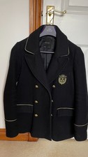Zara military navy jacket/coat