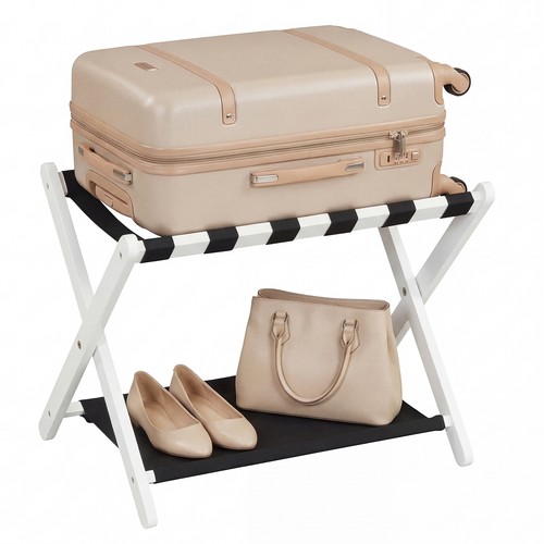 Folding luggage rack solid - rack,