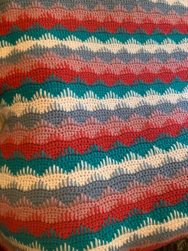 Handmade crochet afghan - crochet, style