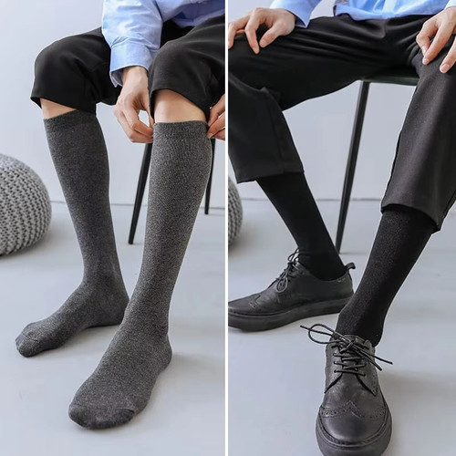Men long socks - long, knee