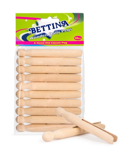 Bettina traditional dolly - bettina, pegs
