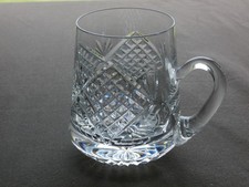 Tutbury Crystal Half Pint  Tankard  - Ex Cond