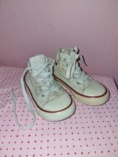 Baby toddler converse  size 7 high tops white