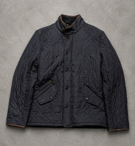 Barbour powell navy quilted - powell,
