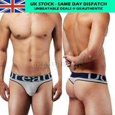 Doreanse 1250 Thong G-string Stylish Soft Cotton Men's Underwear Signature Style