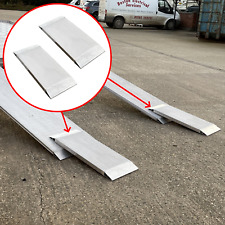 Recovery Trucks Low Approach Aluminium Car Loading Extension Ramps (Pair) SOLID