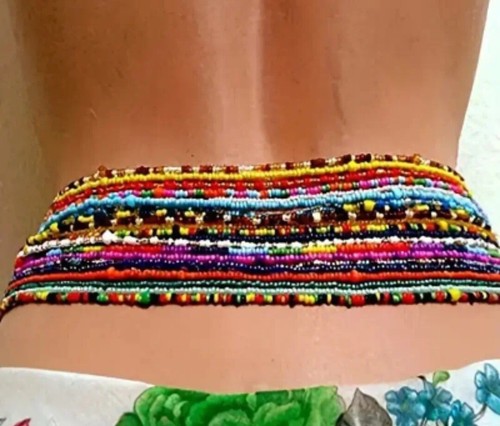 African waist beads - waist,