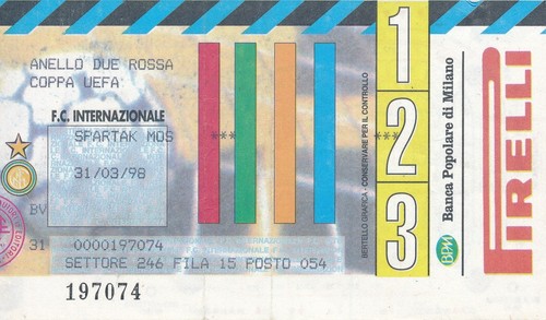 Ticket uefa cup semi - semi, final