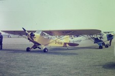 PIPER CUB Aircraft (G--AXHR) - Original 35mm SLIDE (c1980)