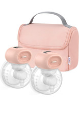 breast pump colour pink white