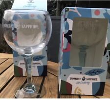 2 X Bombay sapphire) glasses Boxed New.