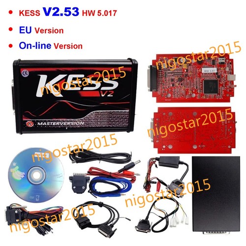 Red pcb kess v5 017 - v2, v2.53