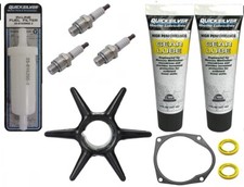 Impeller Plugs Filter Gear Oil SERVICE KIT 75HP 90HP Mariner 2-Stroke Outboard