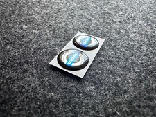2x Volvo Key Decal Sticker Emblem Logo - 14mm - Epoxy