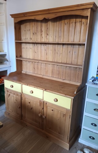 Solid pine welsh dresser large - welsh,