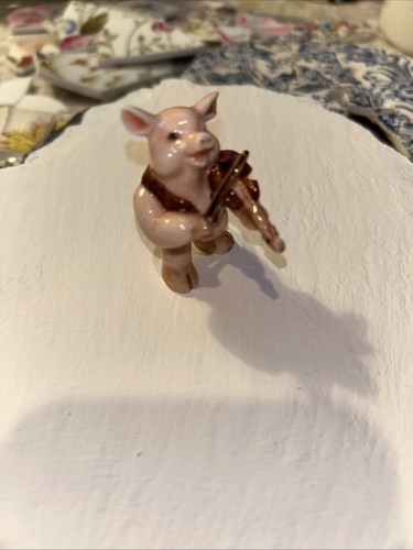 Little pig playing violin - pig,