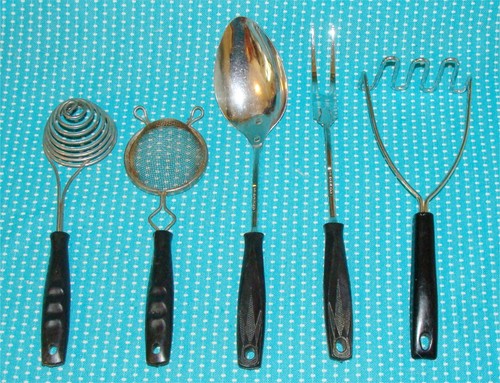 Vtg black handle chrome - vtg,