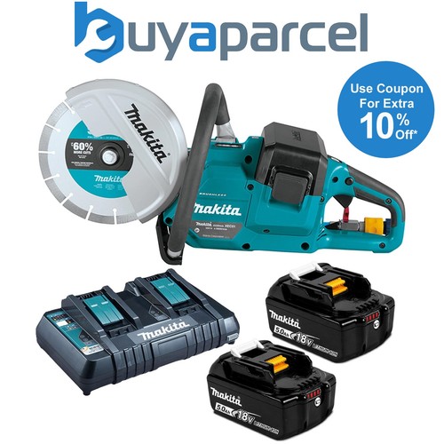 Makita dce090t2x1 18v 36v 9 - 36v, 9"