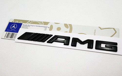 New for amg emblem trunk - emblem, gloss