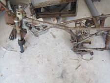 honda cb72 frame with forks