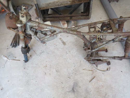 Honda cb72 frame - cb72, with