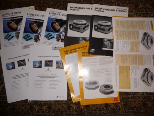 Leaflets kodak ektapro - &,