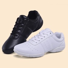 Youth & Adult Cheer Shoes Lace Up Cheerleading Shoe Girls Breathable Round Toe