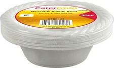 White Disposable Plastic