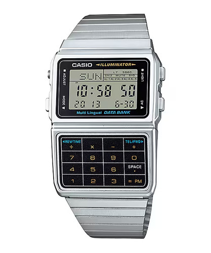 Casio vintage silver stainless - casio,