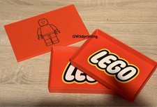 2 X LEGO Logo storage/building